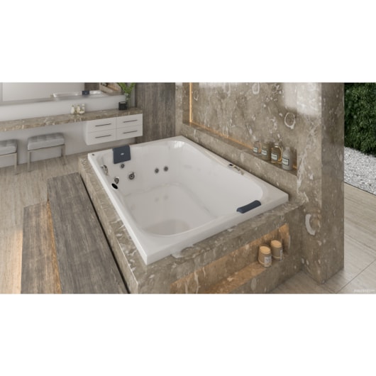 Banheira Acrílica Dupla Espree Box Com Aquecedor Jacuzzi 170x120x53cm - Imagem principal - 733af39a-4850-4e8e-98d1-561ab887ca01