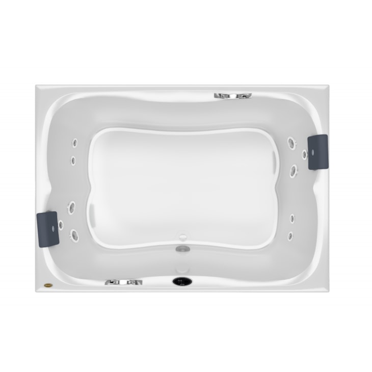 Banheira Acrílica Dupla Espree Box Com Aquecedor Jacuzzi 170x120x53cm