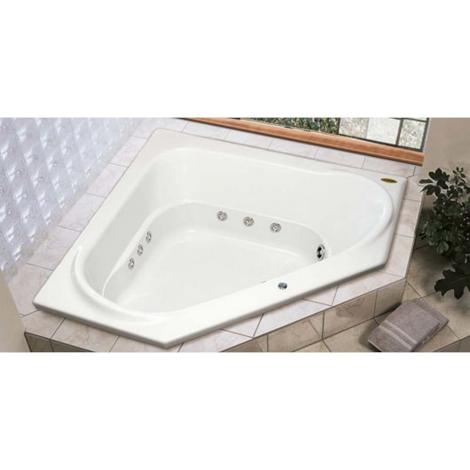 Banheira Acrílica Dupla Eura Canto com Aquecedor Jacuzzi 152x152x51cm - Imagem principal - 1f4cc443-0eeb-4d2a-89d6-ba82daf03690