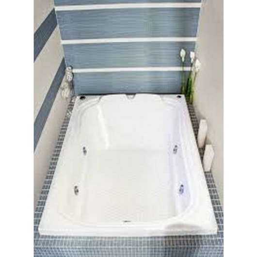 Banheira Acrílica Dupla Gold Line 170x110cm Com Hidromassagem Ouro Fino - Imagem principal - 5cd08168-6372-4b93-a4bc-f3122c265148