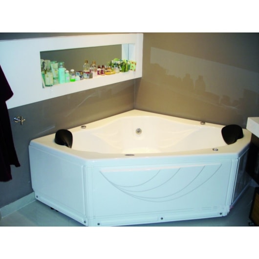 Banheira Acrílica Dupla Kanthocril Ll Premium 155x217cm Ouro Fino - Imagem principal - a82b1a8d-132a-400e-a911-13837663ba8a