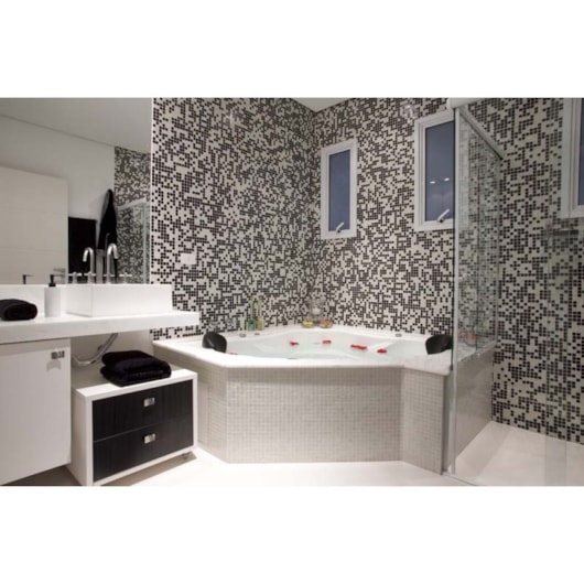 Banheira Acrílica Dupla Kanthocril Ll Standard 155x217cm Ouro Fino - Imagem principal - 85670f62-c430-4dcf-8729-e0d07c78413b