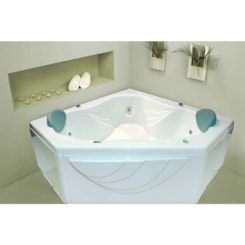 Banheira Acrílica Dupla Kanthocril Ll Standard 155x217cm Ouro Fino