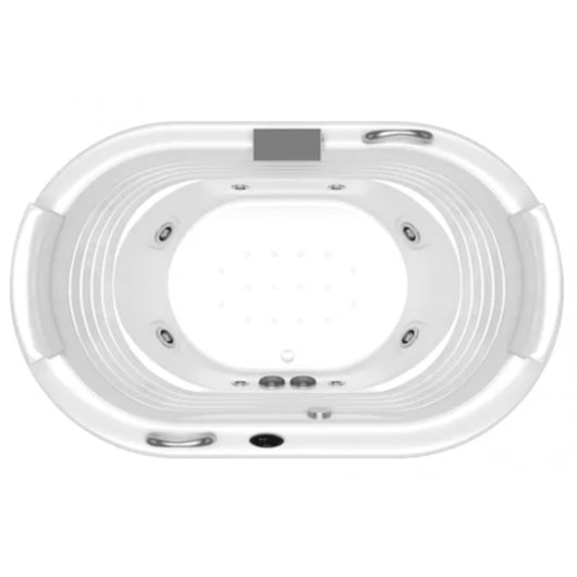 Banheira Acrílica Dupla Murano 184x112x61cm Com Aquecedor Jacuzzi - Imagem principal - 895f60c2-5a96-4afc-8b83-ecbb0a391077
