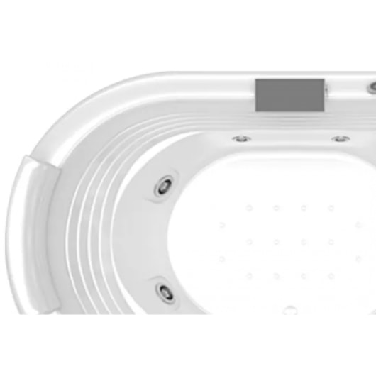 Banheira Acrílica Dupla Murano 184x112x61cm Com Aquecedor Jacuzzi - Imagem principal - d333bf33-ad59-47aa-a77c-e329d1b65ed0