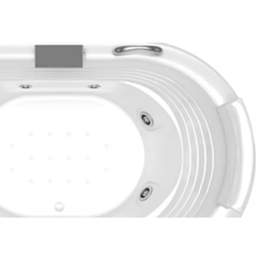 Banheira Acrílica Dupla Murano 184x112x61cm Com Aquecedor Jacuzzi - Imagem principal - 021be1b4-902b-4f96-b676-8b1b52dca456