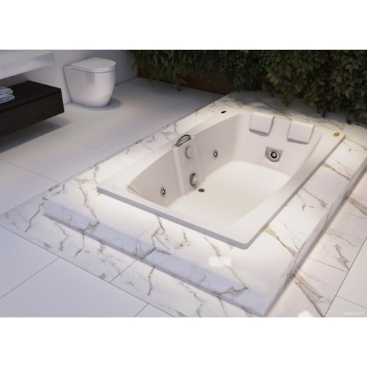 Banheira Acrílica Dupla Mysia G1 Com Alça Jacuzzi 183x110cm - Imagem principal - eabf5fa6-c688-4774-988e-f0768732cd3f