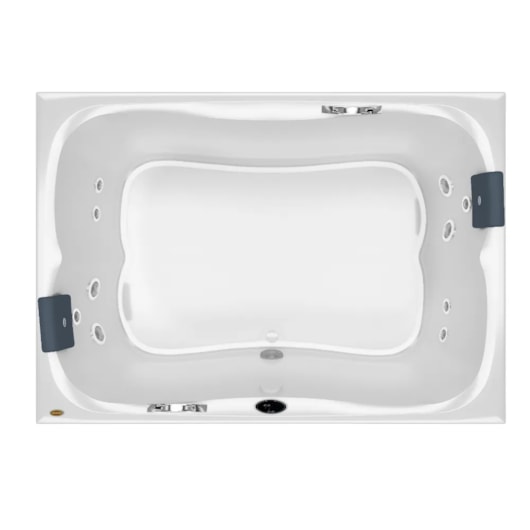 Banheira Acrílica Dupla Spree Box 150x120x53cm Jacuzzi - Imagem principal - 1899cec0-4fbf-4232-a8fc-e95db63aac5f