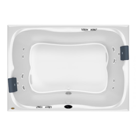 Banheira Acrílica Dupla Spree Box Com Aquecedor jacuzzi 170x120x53cm - Imagem principal - 2e3d59b7-6443-44ea-9bb5-493321f56455