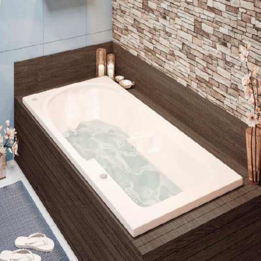 Banheira Acrílica Individual Capri Luxo Astra 150x80cm - Imagem principal - 1d852252-c48a-4d90-a12e-d4099bb0a94a