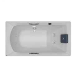 Banheira Acrílica Individual Carina G2 Jacuzzi 150x80cm