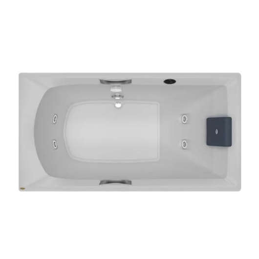 Banheira Acrílica Individual Carina G2 Jacuzzi 150x80cm - Imagem principal - e3a61793-40c1-4d14-97e9-d43ddc21475f