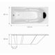 Banheira Acrílica Individual Com Aquecedor Capri Gran Luxo Astra 150x80cm - 0633b09a-4582-4b95-a3fd-4ab94ca05562