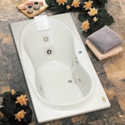 Banheira Acrílica Individual Com Aquecedor Eura Jacuzzi 183X91X49Cm