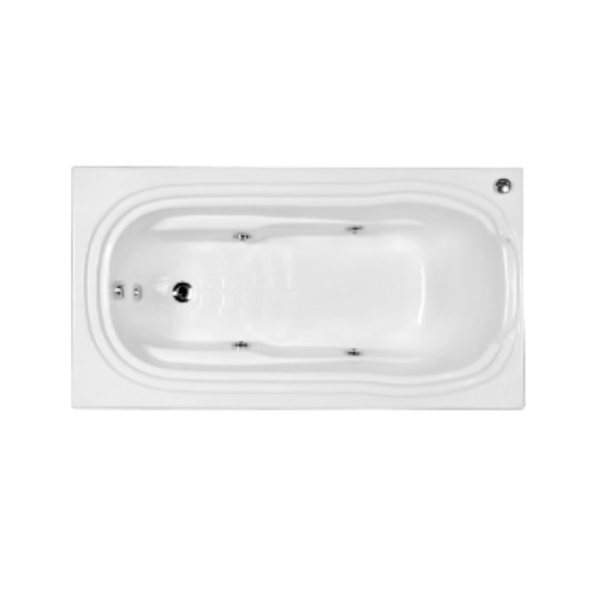 Banheira Acrílica Individual Com Hidromassagem Gold Line Ouro Fino 170x80cm - Imagem principal - bb5ae4b1-0a92-4643-ab1a-dade08c922d4