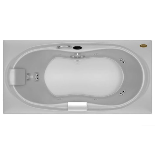 Banheira Acrílica Individual Eura Com Aquecedor Jacuzzi 150x91x49cm - Imagem principal - 442fa8ca-3a0f-4a8b-956c-9c00c60a6efa