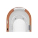 Banheira Acrílica Individual Europe Wood 184x112x56cm Com Aquecedor Jacuzzi - 8e1ea993-febc-4902-8973-5d587a4f257a