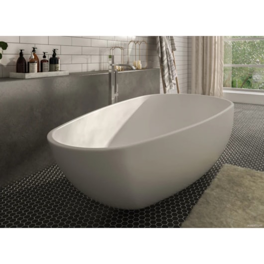 Banheira Acrílica Individual Freenstanding Elipsa Brilhante Jacuzzi 172x83x56cm - Imagem principal - b69aa0d7-590b-440c-9a5d-6be9a5d0b76a