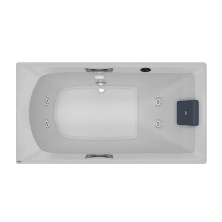 Banheira Acrílica Individual G4 Com Aquecedor Jacuzzi 170x80cm