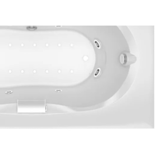 Banheira Acrílica Individual Marina 198x112x60cm Com Aquecedor Jacuzzi - Imagem principal - 62baee0e-90bb-410b-87df-b99d9347a8b6