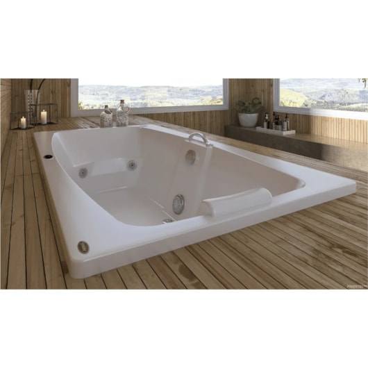 Banheira Acrílica Individual Mysia Com Aquecedor Jacuzzi 150x79x42cm - Imagem principal - 1eaab581-da6d-4476-8d63-aea9985c92d0