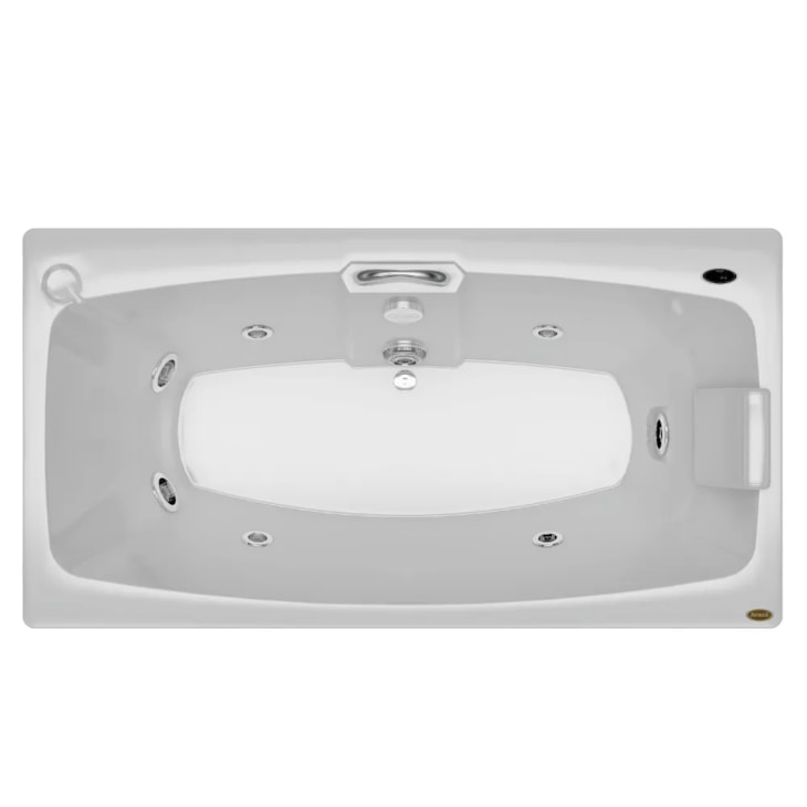 Banheira Acrílica Individual Mysia Com Aquecedor Jacuzzi 150x79x42cm