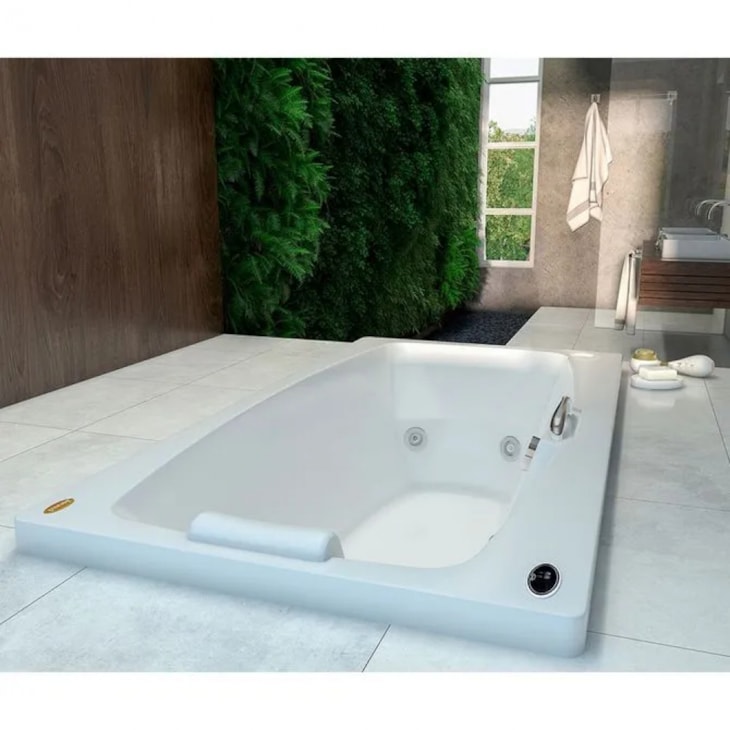 Banheira Acrílica Individual Mysia Jacuzzi 150x79x42cm