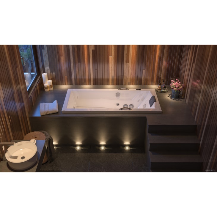 Banheira Acrílica Individual Pietá Jacuzzi 180x80x50cm
