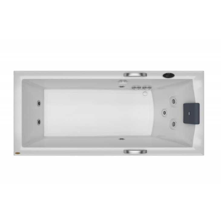 Banheira Acrílica Individual Pietá Jacuzzi 180x80x50cm