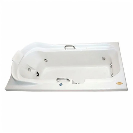 Banheira Acrílica Individual Regina G4 Com Aquecedor Jacuzzi 140x90x45cm - Imagem principal - 8f528cab-1666-4283-b18d-64186077aecc