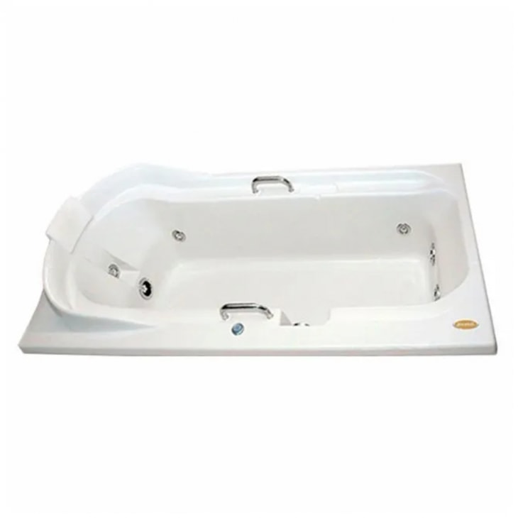 Banheira Acrílica Individual Regina G4 Com Aquecedor Jacuzzi 170x90x45cm