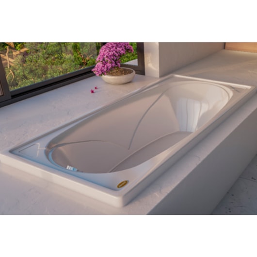 Banheira Acrílica Individual Serenety Jacuzzi 160x75x41cm - Imagem principal - cab3dc5b-357c-4216-805c-a0d43a0d11a9