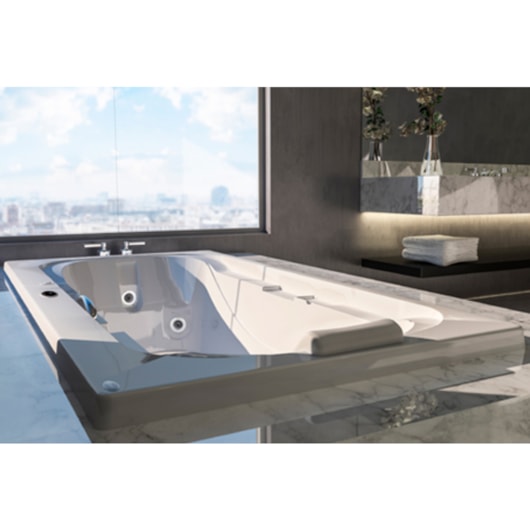 Banheira Acrílica Individual Spazia Com Aquecedor Jacuzzi 140x75cm - Imagem principal - b132a976-84a1-461c-b4de-75561a4f565e