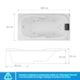 Banheira Acrílica Individual Tahiti Gran Luxo 180x92x53cm Com Aquecedor Astra - 2cfbd890-28b1-439f-ba31-a62502e27059