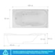 Banheira Acrílica Individual Tahiti Luxo 180x92cm Com Aquecedor Astra - ce5a4898-4e06-4945-a17b-f3e07522fc91