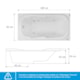 Banheira Acrílica Individual Tahiti Luxo 180x92cm Com Aquecedor Astra - fcdcab21-203d-4b3a-9f77-6b9bec6d7b72