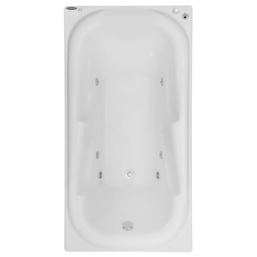 Banheira Acrílica Individual Tahiti Luxo 180x92cm Com Aquecedor Astra - Imagem principal - ddbb52f0-c4a4-434f-bb72-5f6ff666763e