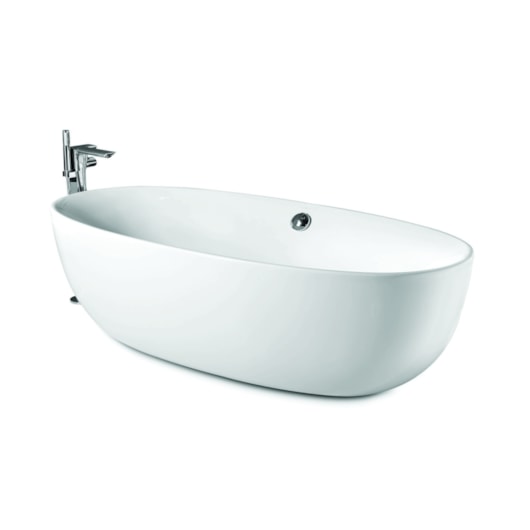 Banheira Acrílica Sem Hidro Freest Virginia Branco Roca 170x8cm0cm - Imagem principal - 77ae0852-a041-4a3c-a156-8bf553efc3da