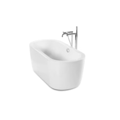 Banheira Acrílica Sem Hidro Freestd Palma Branco Roca 170x75cm