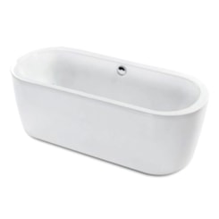 Banheira Acrílica Sem Hidro Freestd Palma Branco Roca 170x75cm