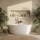 Banheira Acrílica Taípe Glossy White Immersi 140,3cmx80cmx58cm - bb0bd78b-807d-45f8-b4f1-6427d10c0908
