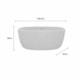 Banheira Acrílica Taípe Glossy White Immersi 140,3cmx80cmx58cm - a4c52cd4-0fe7-4ff7-a879-859a4117867d