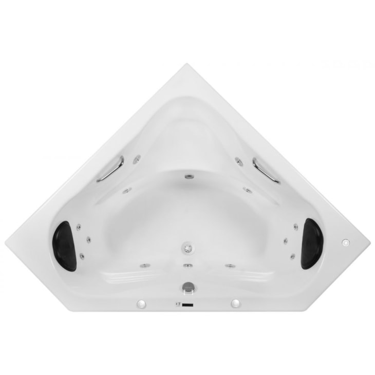 Banheira Acrílica Tripla Quantum Gran Luxo 147x207cm Com Aquecedor Astra