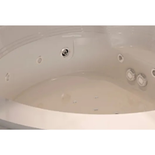 Banheira Acrílica Tripla Redonda Morini 200x61cm Com Aquecedor Jacuzzi - Imagem principal - 704b9e35-f08d-4b66-b68b-9e08660a8f2f