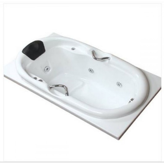 Banheira Acrilnew Premium 176x95cm Com Hidromassagem Ouro Fino - Imagem principal - 936687de-52e0-4663-b5a8-695d6d0a4df0