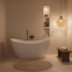 Banheira Atins Glossy White 152,4x73x73cm Immersi - 771e5732-2e96-4137-a1f9-06dfada2273c