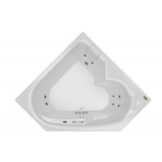 Banheira Bionda G4 P2 Com Aquecedor Jacuzzi 152x152cm - Imagem principal - 0fa6d590-dc71-4c7f-9cdf-1766d40ea839
