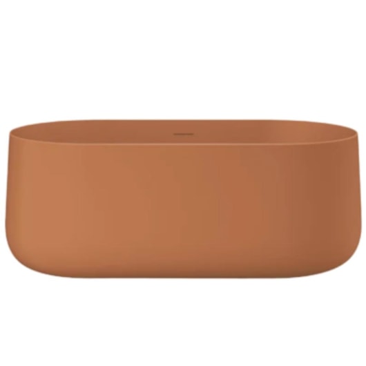Banheira Camburi Soft Terracota 156x81x58,1cm Immersi - Imagem principal - 41abf3d6-4d87-49f3-9ed0-d2c93a80b628