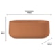 Banheira Camburi Soft Terracota 156x81x58,1cm Immersi - db398d1c-9f79-4018-9f6c-8c411d4c5754
