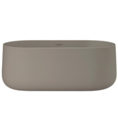Banheira Camburi Warm Grey 156x81x58,3cm Immersi